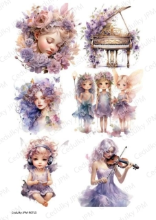 Rýžový a Soft  papír  A4 pro decoupage- R0715