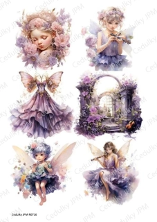 Rýžový a Soft  papír  A4 pro decoupage- R0716