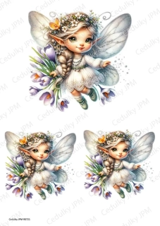 Rýžový a Soft  papír  A4 pro decoupage- R0721