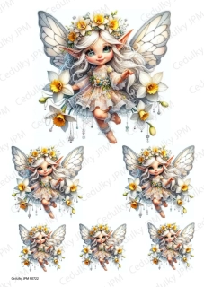 Rýžový a Soft  papír  A4 pro decoupage- R0722