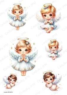 Rýžový a Soft  papír  A4 pro decoupage- R0725