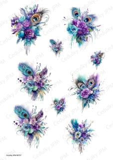 Rýžový a Soft  papír  A4 pro decoupage- R0727