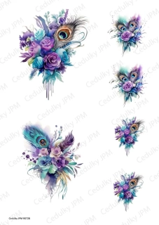 Rýžový a Soft  papír  A4 pro decoupage- R0728