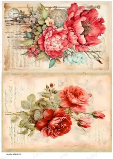 Rýžový a Soft  papír  A4 pro decoupage- R0731
