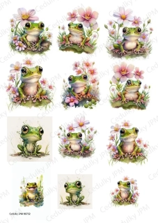 Rýžový a Soft  papír  A4 pro decoupage- R0732