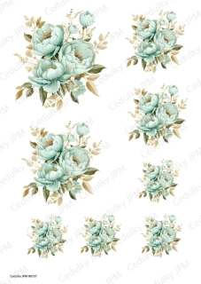 Rýžový a Soft  papír  A4 pro decoupage- R0737