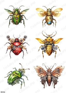 Rýžový a Soft  papír  A4 pro decoupage- R0781