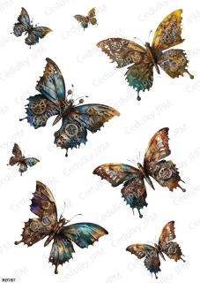 Rýžový a Soft  papír  A4 pro decoupage- R0787