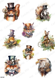 Rýžový a Soft  papír  A4 pro decoupage- R0793