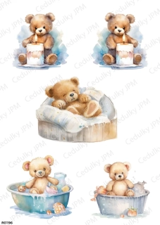 Rýžový a Soft  papír  A4 pro decoupage- R0796