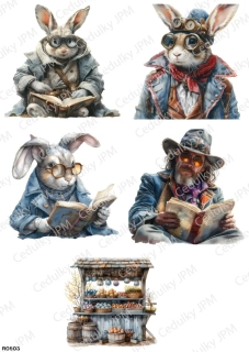 Rýžový a Soft  papír  A4 pro decoupage- R0803
