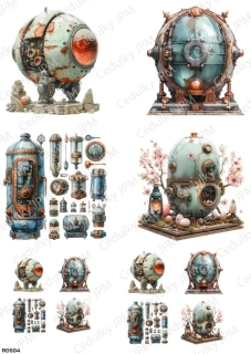 Rýžový a Soft  papír  A4 pro decoupage- R0804