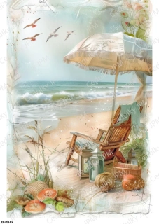 Rýžový a Soft  papír  A4 pro decoupage- R0806