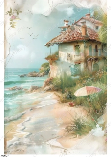 Rýžový a Soft  papír  A4 pro decoupage- R0807