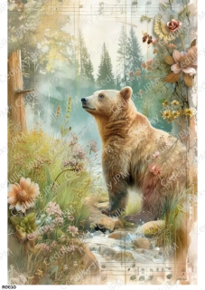 Rýžový a Soft  papír  A4 pro decoupage- R0810