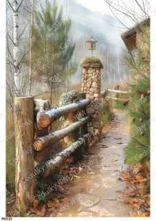 Rýžový a Soft  papír  A4 pro decoupage- R0812