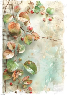 Rýžový a Soft  papír  A4 pro decoupage- R0816