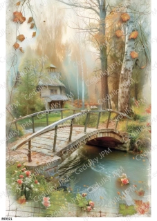 Rýžový a Soft  papír  A4 pro decoupage- R0821
