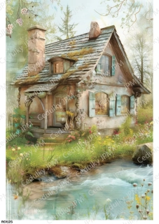 Rýžový a Soft  papír  A4 pro decoupage- R0825