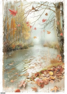 Rýžový a Soft  papír  A4 pro decoupage- R0826