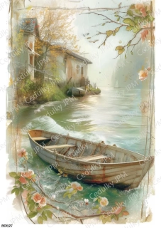 Rýžový a Soft  papír  A4 pro decoupage- R0827