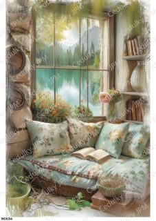 Rýžový a Soft  papír  A4 pro decoupage- R0834