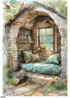 Rýžový a Soft  papír  A4 pro decoupage- R0835