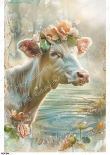 Rýžový a Soft  papír  A4 pro decoupage- R0839