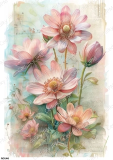 Rýžový a Soft  papír  A4 pro decoupage- R0840