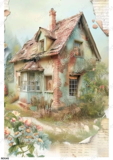 Rýžový a Soft  papír  A4 pro decoupage- R0845