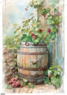 Rýžový a Soft  papír  A4 pro decoupage- R0851