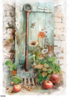 Rýžový a Soft  papír  A4 pro decoupage- R0852