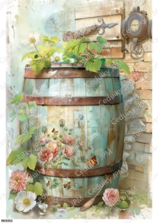 Rýžový a Soft  papír  A4 pro decoupage- R0853