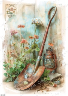 Rýžový a Soft  papír  A4 pro decoupage- R0855