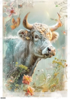 Rýžový a Soft  papír  A4 pro decoupage- R0859