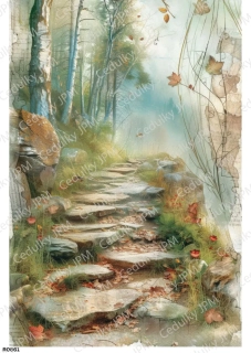 Rýžový a Soft  papír  A4 pro decoupage- R0861