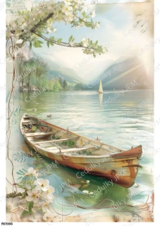 Rýžový a Soft  papír  A4 pro decoupage- R0866