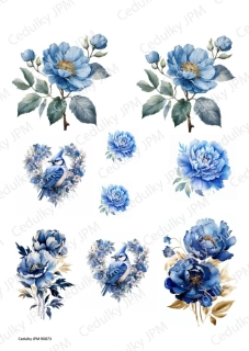 Rýžový a Soft  papír  A4 pro decoupage- R0873