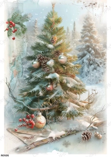Rýžový a Soft  papír  A4 pro decoupage- R0905