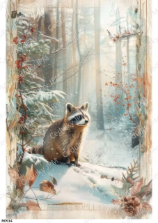Rýžový a Soft  papír  A4 pro decoupage- R0914