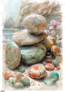 Rýžový a Soft  papír  A4 pro decoupage- R0917