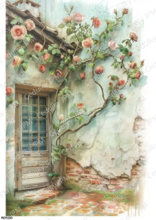 Rýžový a Soft  papír  A4 pro decoupage- R0920