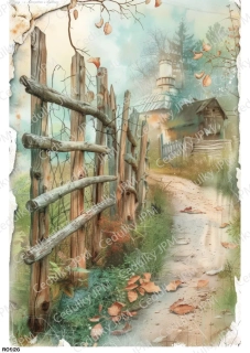 Rýžový a Soft  papír  A4 pro decoupage- R0926