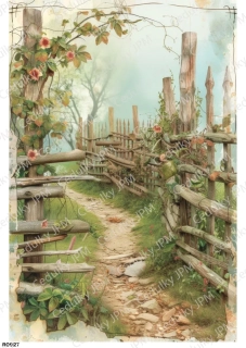 Rýžový a Soft  papír  A4 pro decoupage- R0927