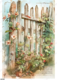 Rýžový a Soft  papír  A4 pro decoupage- R0929