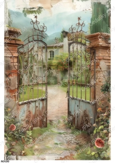 Rýžový a Soft  papír  A4 pro decoupage- R0930