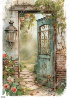 Rýžový a Soft  papír  A4 pro decoupage- R0931