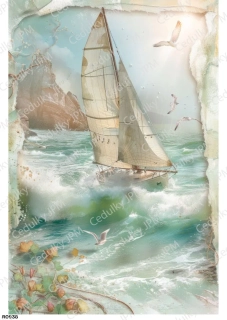 Rýžový a Soft  papír  A4 pro decoupage- R0938