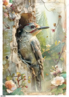 Rýžový a Soft  papír  A4 pro decoupage- R0940