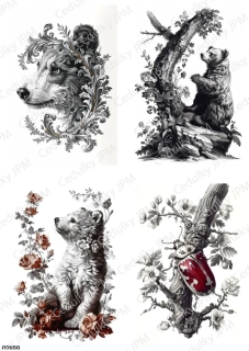 Rýžový a Soft  papír  A4 pro decoupage- R0950